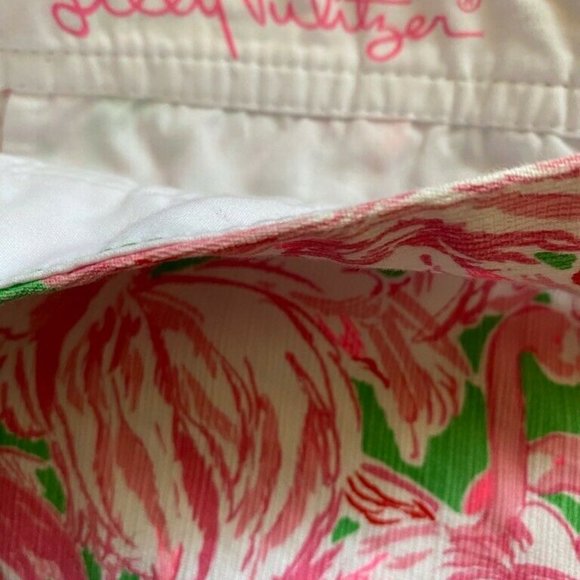 Lilly Pulitzer Womens Buttercup Shorts Pink Green - Picture 3 of 4